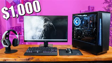 $1000 Full PC Gaming Setup Guide in 2020! - YouTube