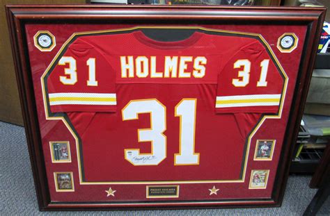 Lot Detail - Priest Holmes Signed Framed Jersey