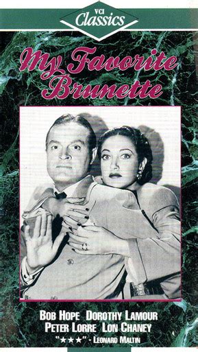 MY FAVORITE BRUNETTE (1947) - VHS