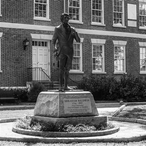 Abraham Baldwin | Statue of Abraham Baldwin, first president… | Flickr