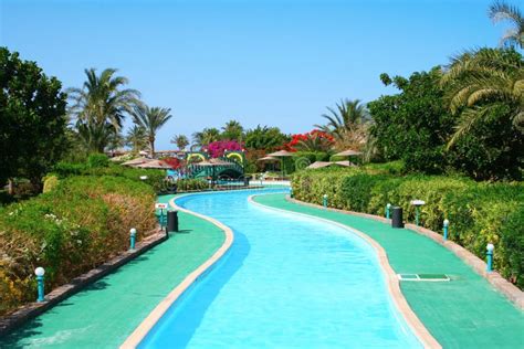 Long Swimming Pool at the Hotel Stock Photo - Image of relaxation, south: 20010946