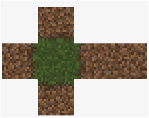 Creeper Texture Png - Minecraft Dirt Block Template Transparent PNG ...