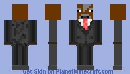 cow in suit Minecraft Skin