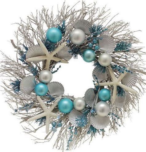 beach themed christmas wreath - Google Search | Coastal christmas, Christmas wreaths, Wreaths