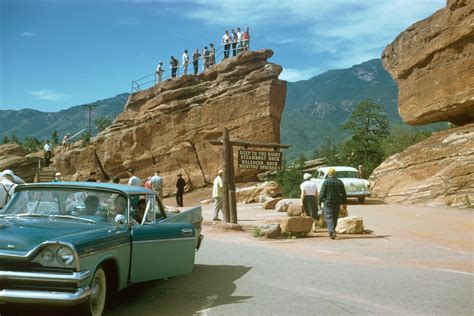 File:Garden of the Gods Park , Colorado , 1950's , Kodachrome by ...