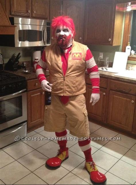 Raging Ronald McDonald Costume