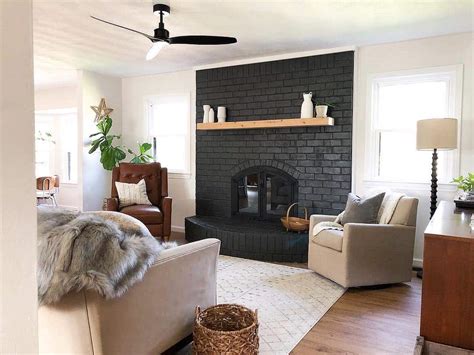 15 Black Brick Fireplace Ideas That Are Simply Stunning