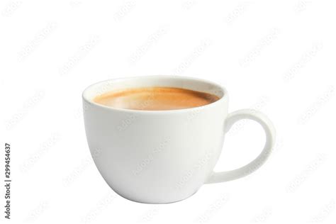 Isolate Hot Coffee in white mug cup on white background. Stock Photo | Adobe Stock