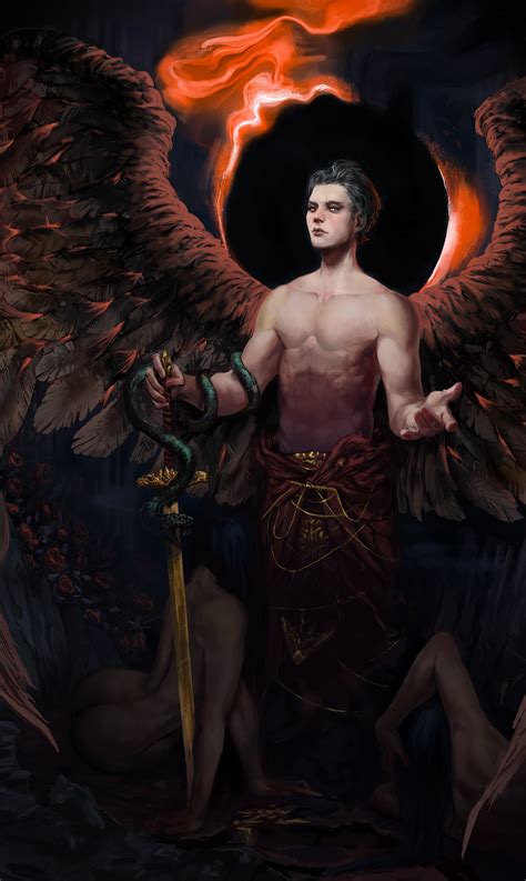 Lucifer Digital Painting. What can I improve? : r/learnart