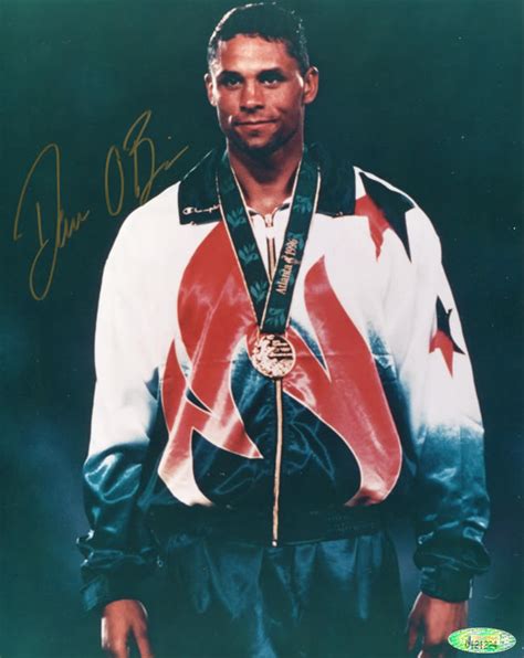 Dan O'Brien Autographed 1996 Olympics Gold Medal 8x10 Photo