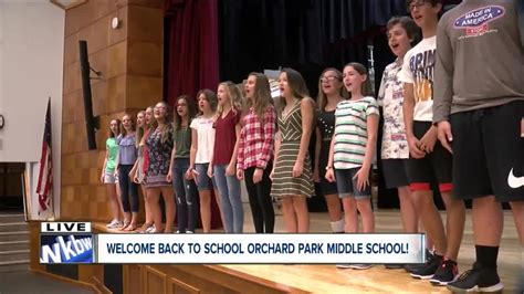 Orchard Park Middle School Select Chorus performs on 7 Eyewitness News