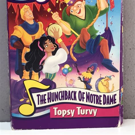 Disneys Sing Along Songs The Hunchback Of Notre Dame Topsy Turvy Vhs ...