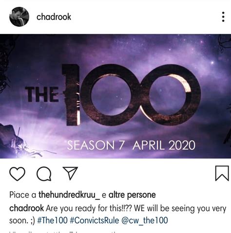 [S7 Spoilers] Season 7 confirmed in April 2020? : r/The100