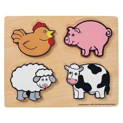 Excellerations® Farm Animals Chunky Puzzle