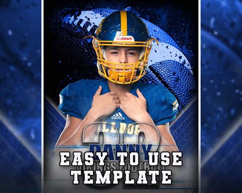 Football Banner Template - Etsy