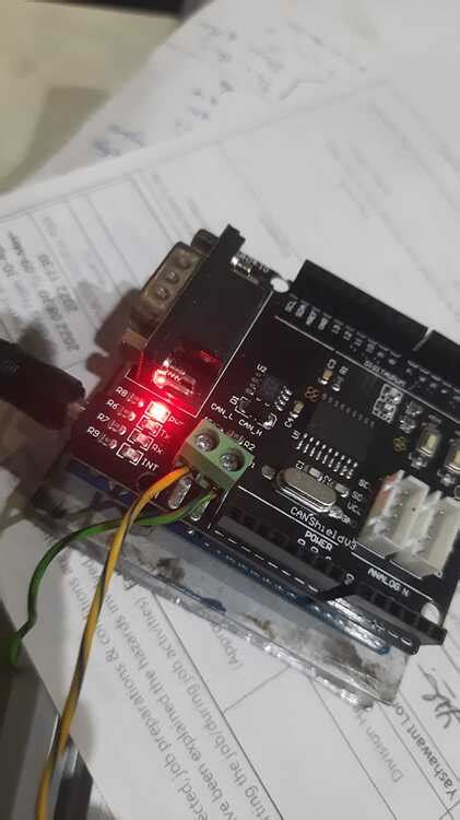 Arduino and CAN bus module not in operation - Networking, Protocols, and Devices - Arduino Forum