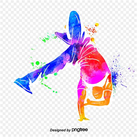 Hip Hop Dancer Silhouette Svg