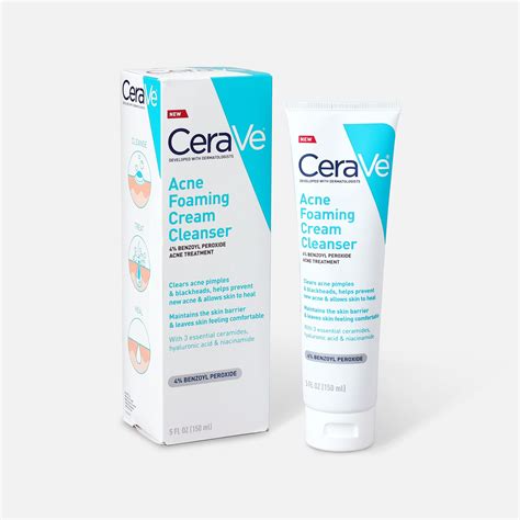 CeraVe Acne Foaming Cream Cleanser, 5oz