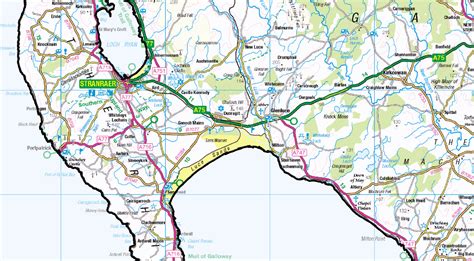 Dumfries and Galloway County Map (2021) – Map Logic