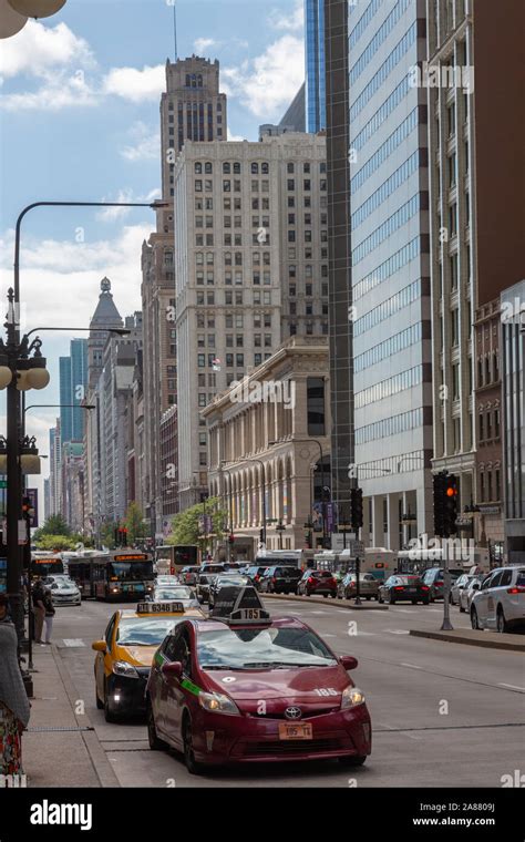 Michigan Avenue, Chicago, Illinois, USA Stock Photo - Alamy