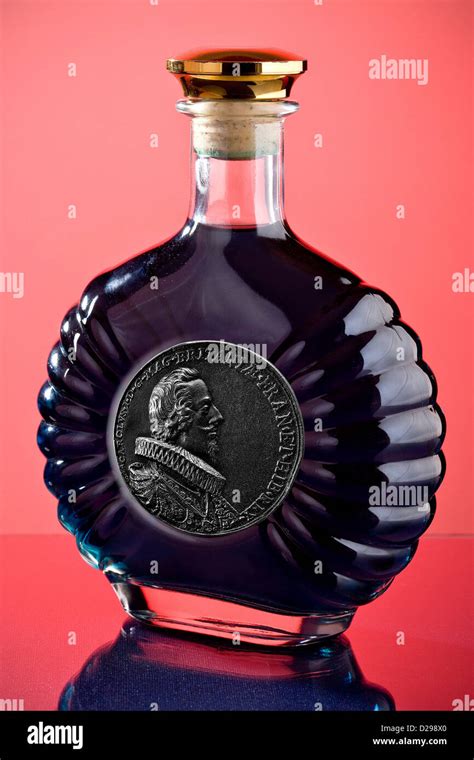 A bottle of brandy Stock Photo - Alamy