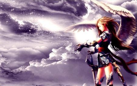 Beautiful Angel Warrior - Other & Anime Background Wallpapers on ...