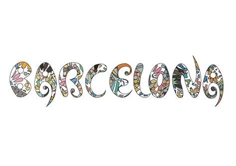 Barcelona(city) - characteristic font on Behance