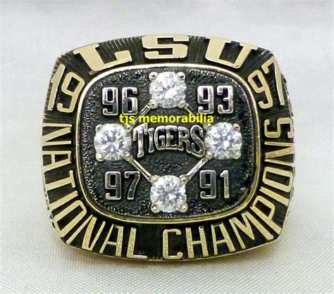 1997 LSU LOUISIANA STATE TIGERS NATIONAL CHAMPIONSHIP RING - Buy and ...