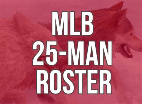 MLB 25-Man Roster (Accurate 8/30/2017) - Rosters - MVP Mods