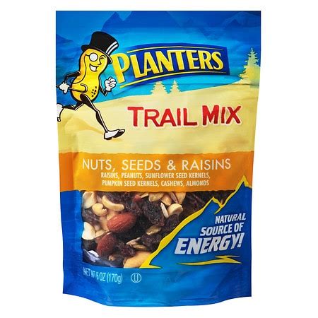 Planters Trail Mix Nuts, Seeds & Raisins | Walgreens