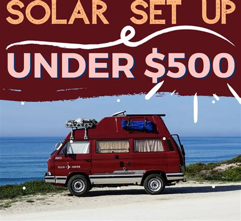 Solar Van Conversion (Under $500!) for Dummies | How to Winterize Your RV