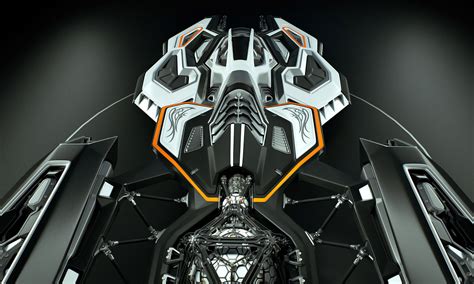 Spaceship 3D concept design 3D Model animated rigged .max - CGTrader.com