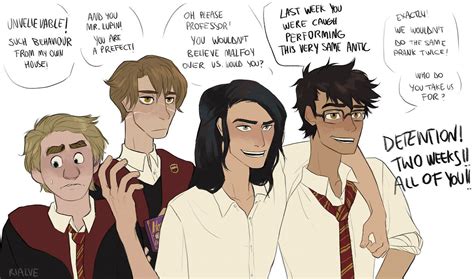 Prankin’ with the Marauders | Harry potter comics, Harry potter funny, Harry potter jokes