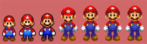 Mario and Luigi - Mario Sprites by Mazecube24 on DeviantArt