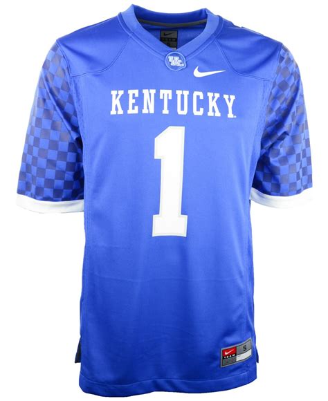 Nike Synthetic Men's Kentucky Wildcats Replica Football Jersey in Blue for Men - Lyst