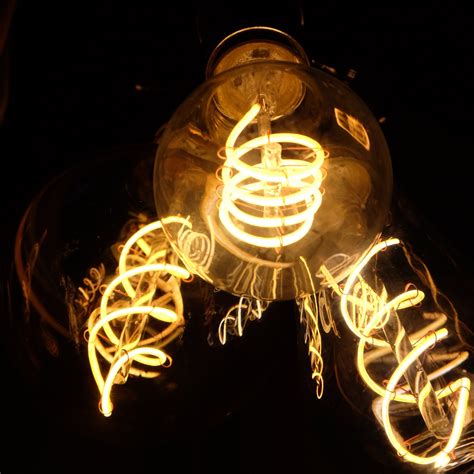 Free stock photo of Vintage filament LED light bulbs