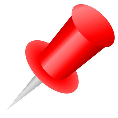 OnlineLabels Clip Art - Push Pin Icon