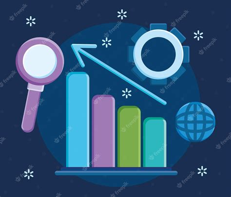 Premium Vector | Bar chart design