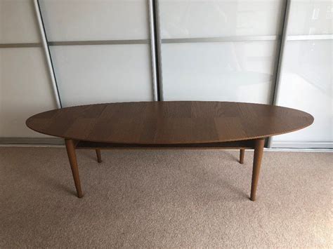 coffee table - Ikea Stockholm walnut veneer, oval shaped | in Wandsworth, London | Gumtree