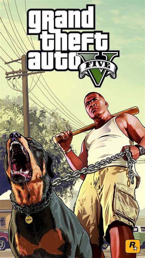 4 GTA 5 Franklin, grand theft auto v chop HD phone wallpaper | Pxfuel