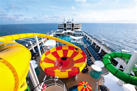 The craziest waterslides on cruise ships