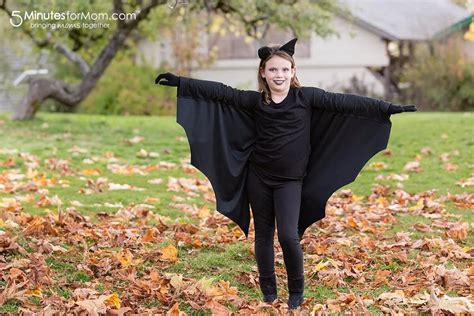 DIY Bat Costume - 5 Minutes for Mom