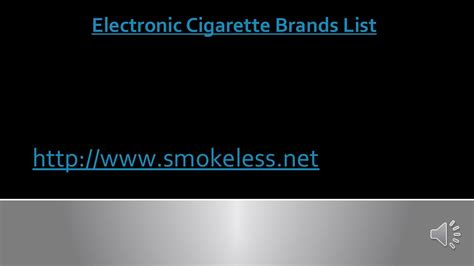 Electronic cigarette brands list by August_Clark - Issuu