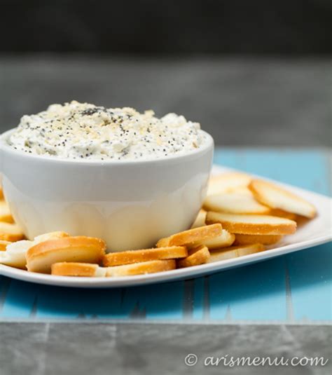 Everything Bagel & Cream Cheese Dip - Ari's Menu