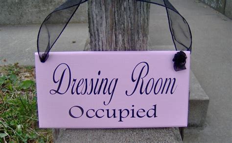 Dressing Room Door Signs Vacant Occupied Wood Sign Vinyl 2 - Etsy