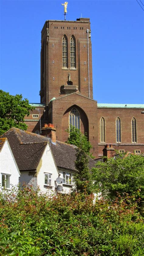 crimson kettle: Guildford Cathedral