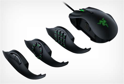 The Razer Naga Pro mouse comes with swappable shortcut-modules that let you easily customize it ...