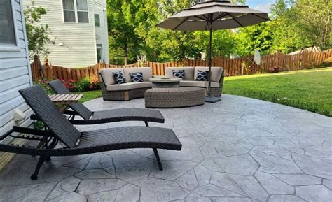 Stamped Concrete Patios: How-To, Pros and Cons | Lazys Home