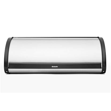 Brabantia Roll Top Bread Box - Matt Steel Fingerprint Proof 299445 ...