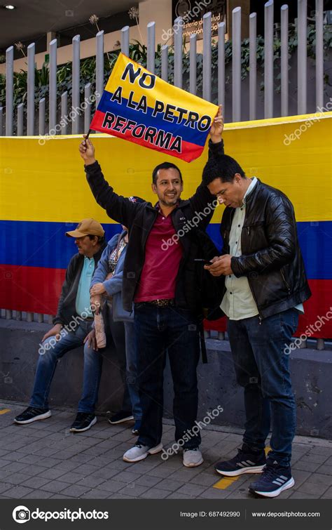 Bogota Colombia 14Th November 2023 Citizen Protest Front Ministry ...